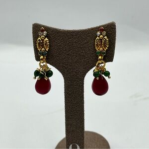 Vintage Handcraft Rajasthani Design Marriage  Judau Indian Post Earrings